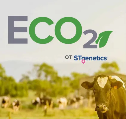 ECO2: генетика для постоянного и кумулятивного сокращения выбросов углерода при производстве мяса и молока